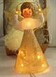 Vintage Angel Tree topper with lights